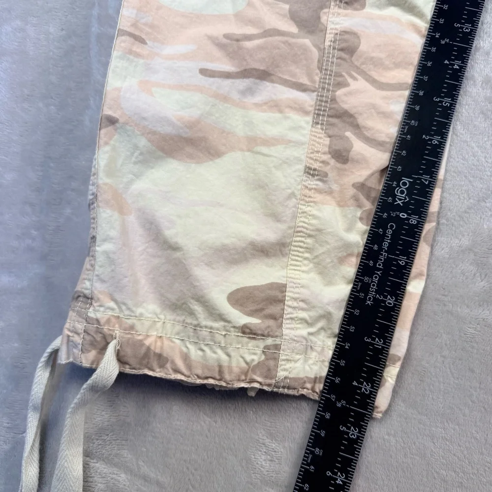 Y2K Pacific Girl Desert Camo Cargo Pants Large Beige Utility 2000s
